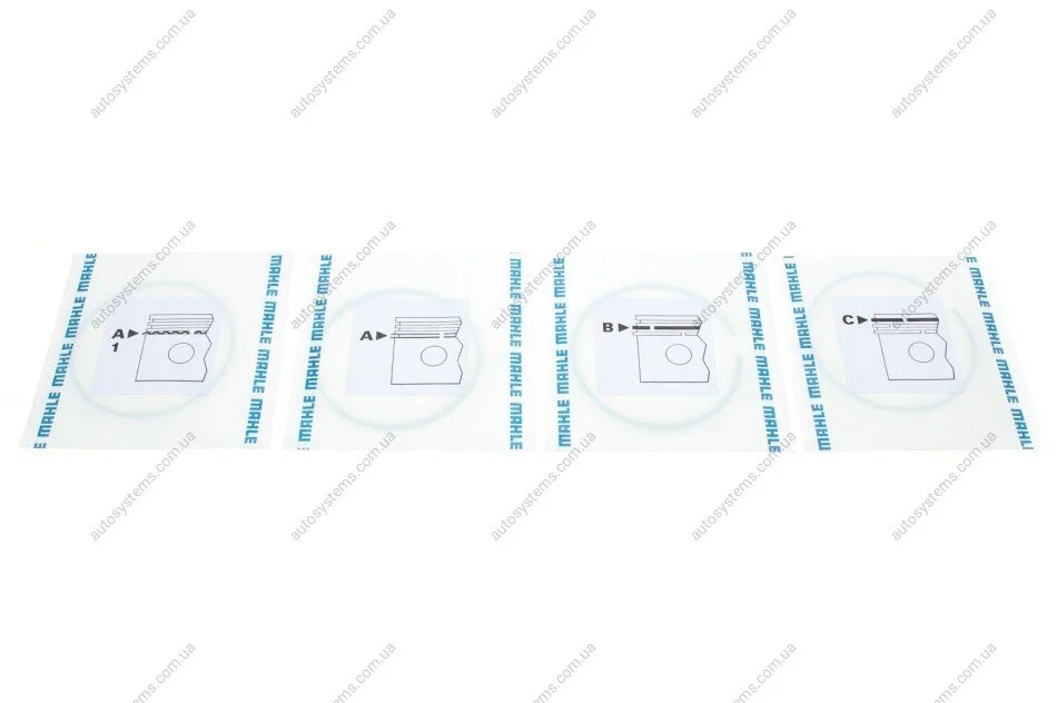 Кільця поршневі BMW 1/2/3/4/5/6/7/X3/X4/X5/X6 3.0i (N54/N55) 06- (84.00mm/STD) (1.2-1.5-2.0) MAHLE / KNECHT 081 RS 00111 0N0 (фото 1)