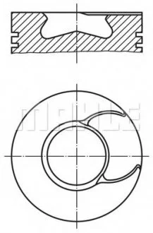 Поршень MAHLE / KNECHT 2136700
