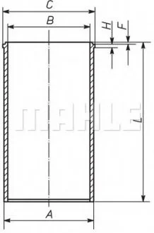 Гильза MAHLE / KNECHT 213WT03