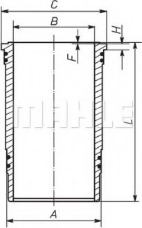 Гильза MAHLE / KNECHT 227WN37