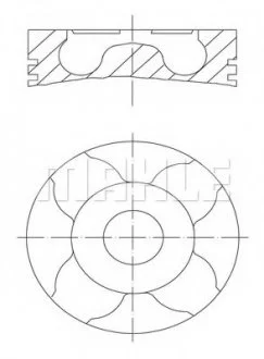 Поршень MAHLE / KNECHT 2290500
