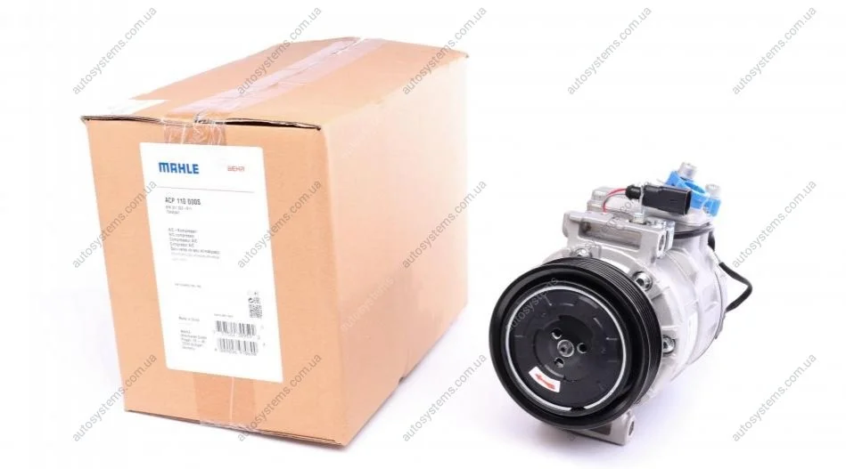 Компресор кондиціонера VW Touareg/Audi Q7 3.0TDI 06- MAHLE / KNECHT ACP 110 000S (фото 1)