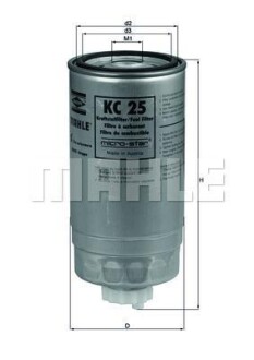 Топливный фильтр MAHLE / KNECHT KC 25
