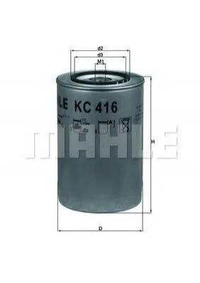 Фильтр топлива MAHLE / KNECHT KC416 (фото 1)