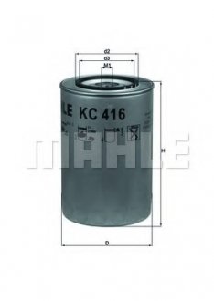 Фильтр топлива MAHLE / KNECHT KC416 (фото 1)