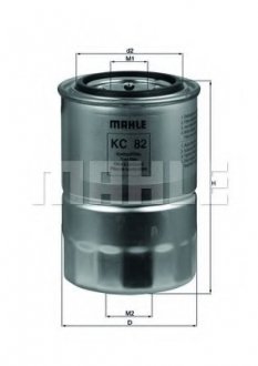Фільтр палива MAHLE / KNECHT KC82