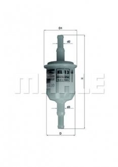 Фильтр топлива MAHLE / KNECHT KL13 (фото 1)