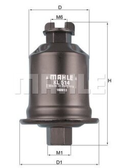 Топливный фильтр MAHLE / KNECHT KL 514