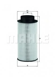 Фільтр палива MAHLE / KNECHT KX182/1D