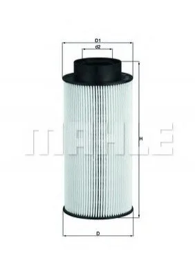 Фильтр топлива MAHLE / KNECHT KX182D (фото 1)