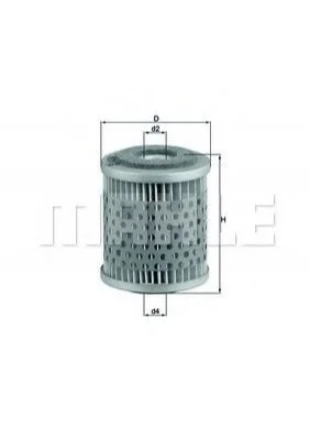 Фильтр топлива MAHLE / KNECHT KX38 (фото 1)