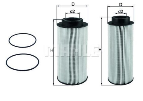 Топливный фильтр MAHLE / KNECHT KX 439KIT