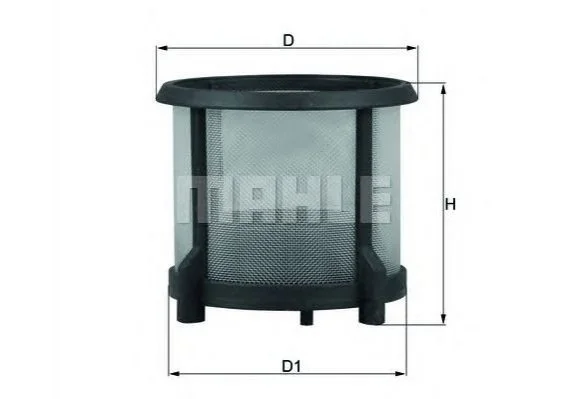 Фильтр топливный MAN, MB 51125030062 MAHLE / KNECHT KX72D1 (фото 1)