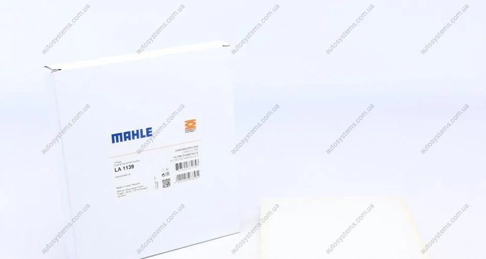 Фільтр салону MAHLE / KNECHT LA1139 (фото 1)