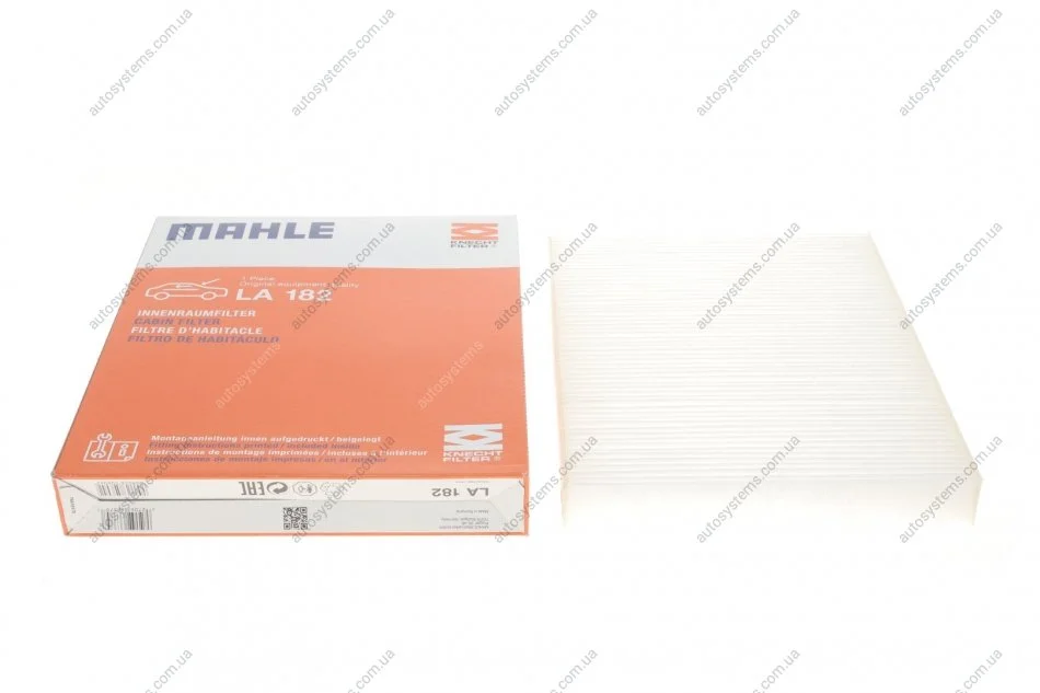 Фільтр салону MAHLE / KNECHT LA182 (фото 1)
