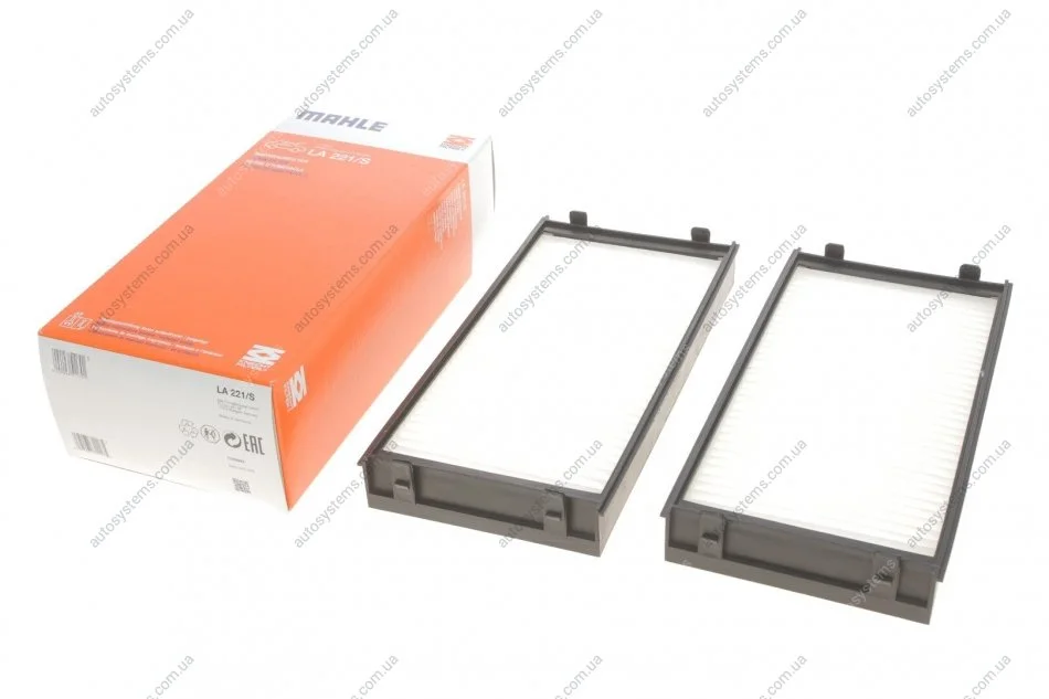 Фильтр салона MAHLE / KNECHT LA221/S (фото 1)