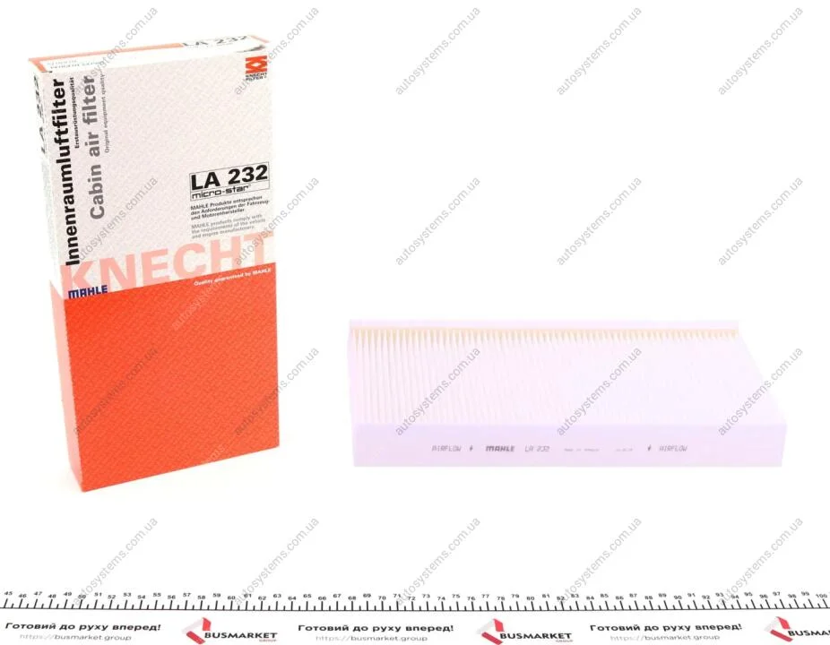 Фільтр салону MAHLE / KNECHT LA232 (фото 1)
