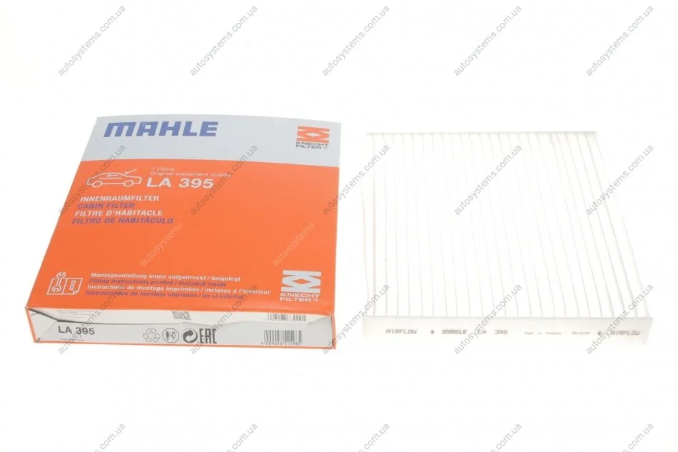 Фильтр салона MAHLE / KNECHT LA395 (фото 1)