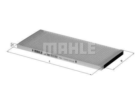 Фильтр салона MAHLE / KNECHT LA 398