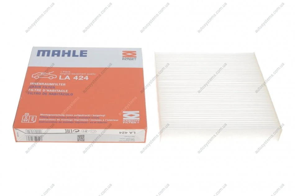 Фильтр салона MAHLE / KNECHT LA424 (фото 1)