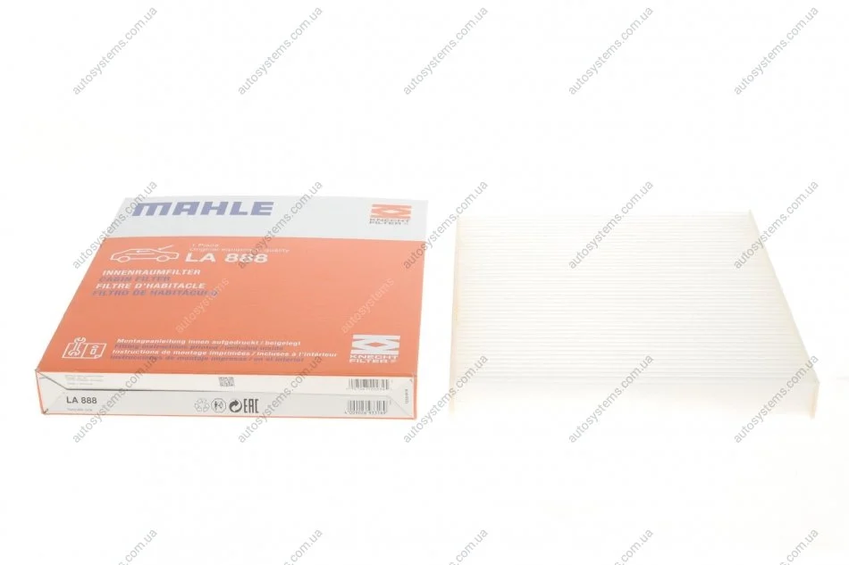Фильтр салона MAHLE / KNECHT LA888 (фото 1)