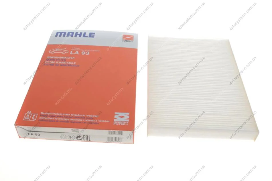 Фільтр салону MAHLE / KNECHT LA93 (фото 1)