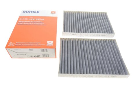 Фільтр салону MB S-class (W221/C216) 05- (вугільний) (к-кт 2шт.) MAHLE / KNECHT LAK 292/S