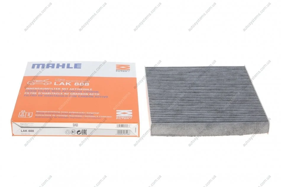 Фільтр салону MAHLE / KNECHT LAK888 (фото 1)