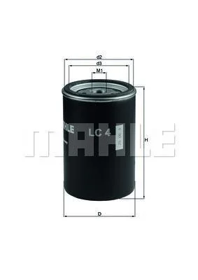 Воздушный фильтр MAHLE / KNECHT LC 4 (фото 1)