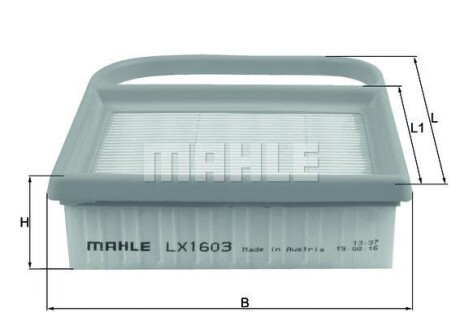 Воздушный фильтр MAHLE / KNECHT LX 1603