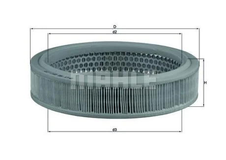 Воздушный фильтр MAHLE / KNECHT LX 160