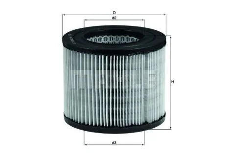 Воздушный фильтр для спецтехники MAHLE / KNECHT LX 162