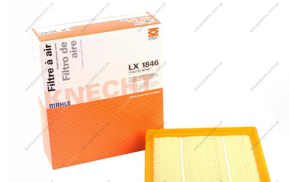 Фільтр повітря MAHLE / KNECHT LX1846 (фото 1)
