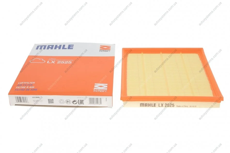 Фільтр повітря MAHLE / KNECHT LX2525 (фото 1)