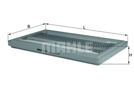 Воздушный фильтр MAHLE / KNECHT LX 252