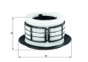 Воздушный фильтр MAHLE / KNECHT LX 292 (фото 1)