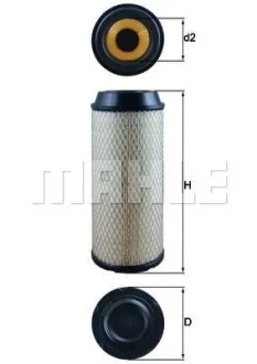 Воздушный фильтр для спецтехники MAHLE / KNECHT LX 3008