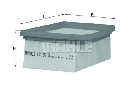 Воздушный фильтр MAHLE / KNECHT LX 3013