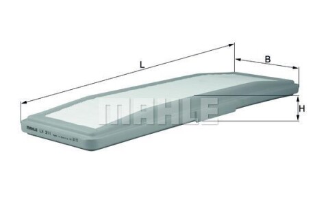 Воздушный фильтр MAHLE / KNECHT LX 311