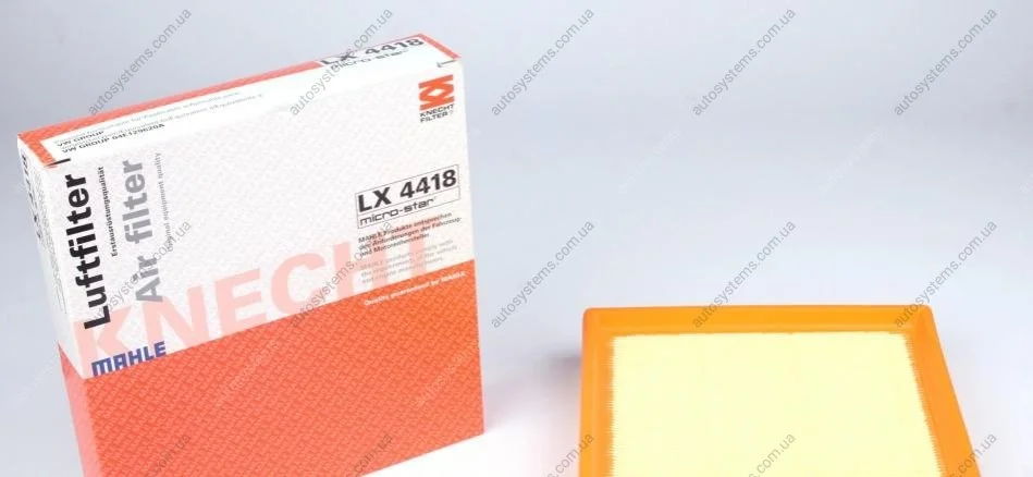 Фільтр повітря MAHLE / KNECHT LX4418 (фото 1)
