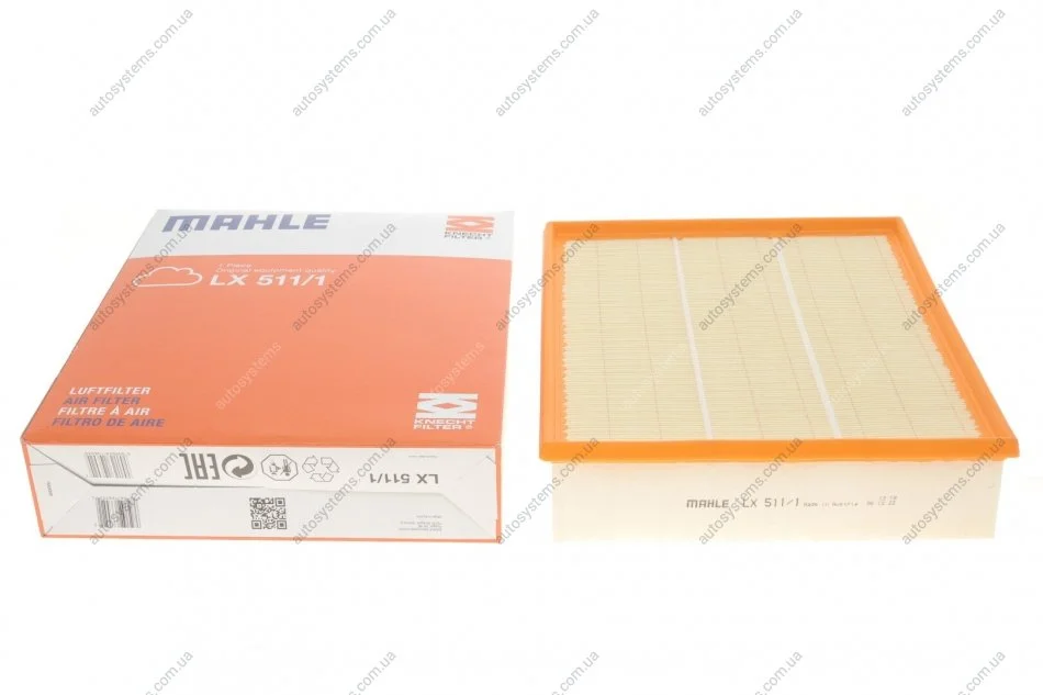 Фильтр воздуха MAHLE / KNECHT LX511/1 (фото 1)