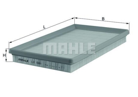 Воздушный фильтр MAHLE / KNECHT LX 588