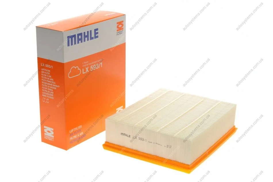 Фильтр воздуха MAHLE / KNECHT LX593/1 (фото 1)