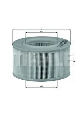 Воздушный фильтр MAHLE / KNECHT LX 720 (фото 1)