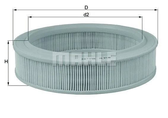 Воздушный фильтр MAHLE / KNECHT LX 81 (фото 1)