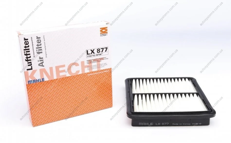 Фильтр воздуха MAHLE / KNECHT LX877 (фото 1)