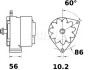 Генератор MAHLE / KNECHT MG 195 (фото 1)