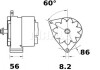 Генератор MAHLE / KNECHT MG 209 (фото 1)