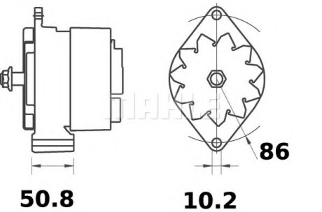 Генератор MAHLE / KNECHT MG 233