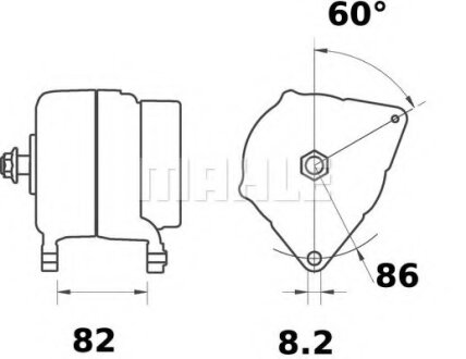 Генератор MAHLE / KNECHT MG 308